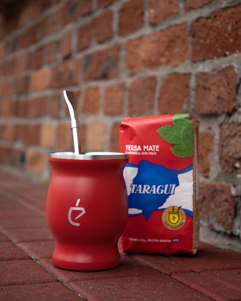 Červený Set pro Yerba Mate
