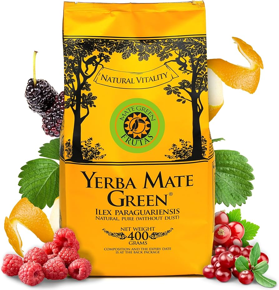 Yerba mate Green Frutas 400 g — brazilská yerba s ovocem