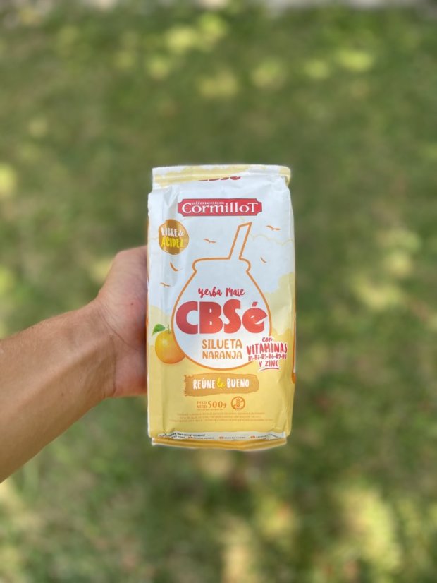 Yerba Mate CBSé Silueta Naranja 500g