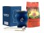 Un Mate Set modrý + Yerba Mate dle výběru - Příchuť: CBSé Naranja