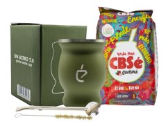 Un Mate Set zelený + Yerba Mate dle výběru