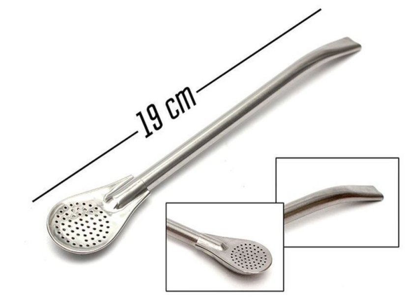 Bombilla Stříbrná 19 cm