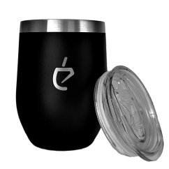 Set Un Mate - termolid matero černá + bombilla + štěteček