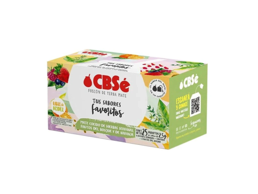 Yerba Mate CBSé Mix Favorito 25x2,5g