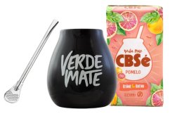 Set Verde Mate černý + Yerba Mate dle výběru