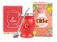 Un Mate Set červený + Yerba Mate dle výběru - Příchuť: CBSé Silueta Naranja