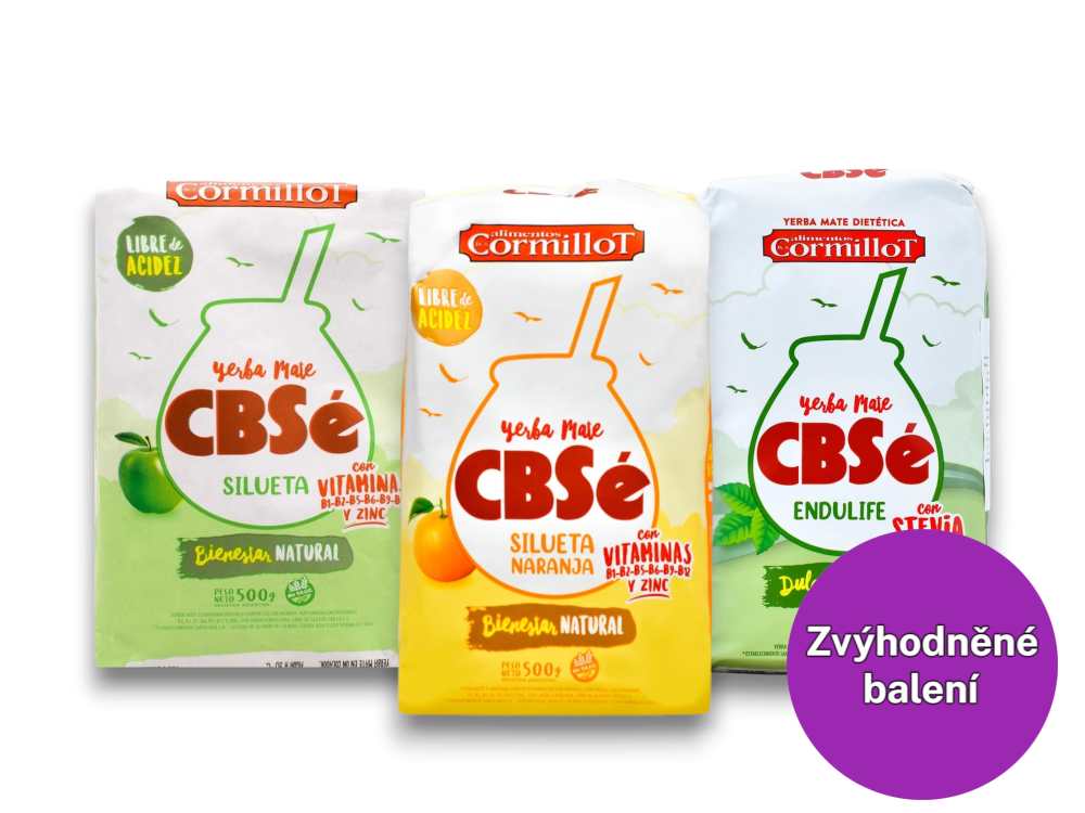 Balíček Fitness Yerba Mate — tři yerby CBSé Silueta