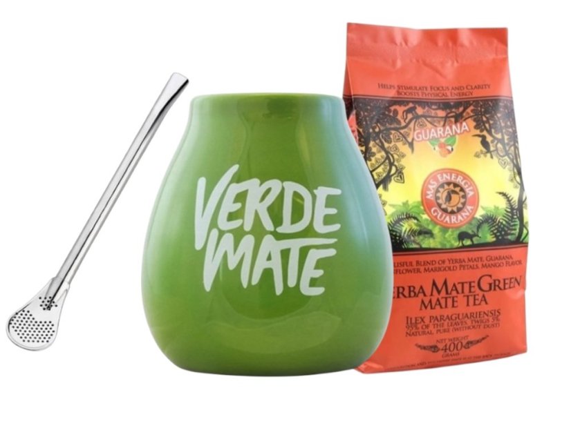 Set Verde Mate zelený + Yerba Mate dle výběru - Příchuť: Mate Green MAS Energia