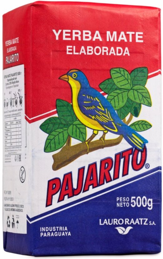 yerba mate pajarito elaborada 500g