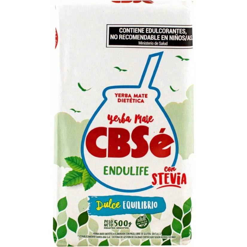 Yerba Mate CBSé Endulife con Stevia 500g